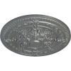 image26OD x 3P Vincent Ceiling Medallion Fits Canopies up to 6HandPainted Platinum