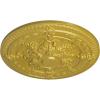 image26OD x 3P Vincent Ceiling Medallion Fits Canopies up to 6HandPainted Rich Gold