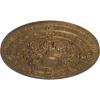 image26OD x 3P Vincent Ceiling Medallion Fits Canopies up to 6HandPainted Rubbed Bronze