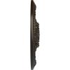 image26OD x 3P Vincent Ceiling Medallion Fits Canopies up to 6HandPainted Stone Hearth