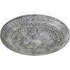 image26OD x 3P Vincent Ceiling Medallion Fits Canopies up to 6HandPainted Ultra Pure White Crackle