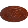 image26OD x 3P Vincent Ceiling Medallion Fits Canopies up to 6White Porcelain