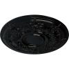 image29 14OD x 2P Darnay Ceiling Medallion Fits Canopies up to 7 14HandPainted Black Pearl