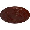 image29 14OD x 2P Darnay Ceiling Medallion Fits Canopies up to 7 14HandPainted Brushed Mahogany