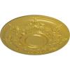 image29 14OD x 2P Darnay Ceiling Medallion Fits Canopies up to 7 14HandPainted Rich Gold