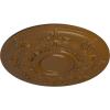 image29 14OD x 2P Darnay Ceiling Medallion Fits Canopies up to 7 14HandPainted Smokey Topaz
