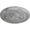 image29 14OD x 2P Darnay Ceiling Medallion Fits Canopies up to 7 14HandPainted Ultra Pure White Crackle