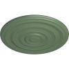 image29 18OD x 1 12P Carton Smooth Ceiling Medallion Fits Canopies up to 9 18Athenian Green Flat Finish