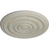 image29 18OD x 1 12P Carton Smooth Ceiling Medallion Fits Canopies up to 9 18Pot of Cream Crackle Flat Finish