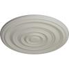 image29 18OD x 1 12P Carton Smooth Ceiling Medallion Fits Canopies up to 9 18Pot of Cream Flat Finish