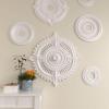 image29 18OD x 1 14ID x 4P Haylynn Ceiling Medallion Fits Canopies up to 1 14Factory Primed