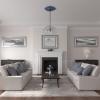 image29 18OD x 1 14ID x 4P Haylynn Ceiling Medallion Fits Canopies up to 1 14HandPainted Americana