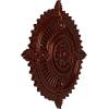 image29 18OD x 1 14ID x 4P Haylynn Ceiling Medallion Fits Canopies up to 1 14HandPainted Antique Copper