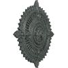 image29 18OD x 1 14ID x 4P Haylynn Ceiling Medallion Fits Canopies up to 1 14HandPainted Athenian Green Crackle