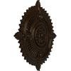 image29 18OD x 1 14ID x 4P Haylynn Ceiling Medallion Fits Canopies up to 1 14HandPainted Bronze