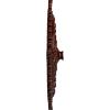 image29 18OD x 1 14ID x 4P Haylynn Ceiling Medallion Fits Canopies up to 1 14HandPainted Brushed Mahogany