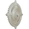 image29 18OD x 1 14ID x 4P Haylynn Ceiling Medallion Fits Canopies up to 1 14HandPainted Flash Blue