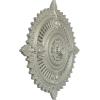 image29 18OD x 1 14ID x 4P Haylynn Ceiling Medallion Fits Canopies up to 1 14HandPainted Flash Copper