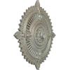 image29 18OD x 1 14ID x 4P Haylynn Ceiling Medallion Fits Canopies up to 1 14HandPainted Flash Gold