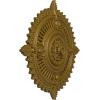 image29 18OD x 1 14ID x 4P Haylynn Ceiling Medallion Fits Canopies up to 1 14HandPainted Gold