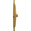 image29 18OD x 1 14ID x 4P Haylynn Ceiling Medallion Fits Canopies up to 1 14HandPainted Iridescent Gold