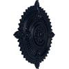 image29 18OD x 1 14ID x 4P Haylynn Ceiling Medallion Fits Canopies up to 1 14HandPainted Midnight Dream