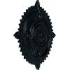image29 18OD x 1 14ID x 4P Haylynn Ceiling Medallion Fits Canopies up to 1 14HandPainted Night Shade