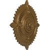 image29 18OD x 1 14ID x 4P Haylynn Ceiling Medallion Fits Canopies up to 1 14HandPainted Pale Gold