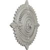 image29 18OD x 1 14ID x 4P Haylynn Ceiling Medallion Fits Canopies up to 1 14HandPainted Pot of Cream