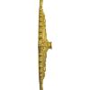 image29 18OD x 1 14ID x 4P Haylynn Ceiling Medallion Fits Canopies up to 1 14HandPainted Rich Gold