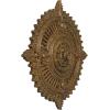 image29 18OD x 1 14ID x 4P Haylynn Ceiling Medallion Fits Canopies up to 1 14HandPainted Rubbed Bronze