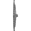 image29 18OD x 1 14ID x 4P Haylynn Ceiling Medallion Fits Canopies up to 1 14HandPainted Silver