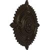image29 18OD x 1 14ID x 4P Haylynn Ceiling Medallion Fits Canopies up to 1 14HandPainted Stone Hearth