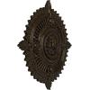 image29 18OD x 1 14ID x 4P Haylynn Ceiling Medallion Fits Canopies up to 1 14HandPainted Stone Hearth Crackle