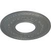 image29 38OD x 11 58ID x 1 18P Anthony Ceiling Medallion Fits Canopies up to 11 58Platinum Metallic Series