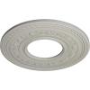 image29 38OD x 11 58ID x 1 18P Anthony Ceiling Medallion Fits Canopies up to 11 58Pot of Cream Flat Finish