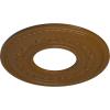 image29 38OD x 11 58ID x 1 18P Anthony Ceiling Medallion Fits Canopies up to 11 58Smokey Topaz Flat Finish