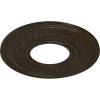 image29 38OD x 11 58ID x 1 18P Anthony Ceiling Medallion Fits Canopies up to 11 58Stone Hearth Crackle Flat Finish