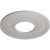 image29 38OD x 11 58ID x 1 18P Anthony Ceiling Medallion Fits Canopies up to 11 58Ultra Pure White Flat Finish
