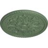 image32 58OD x 2P Bradford Ceiling Medallion Fits Canopies up to 6 58Athenian Green Flat Finish