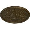 image32 58OD x 2P Bradford Ceiling Medallion Fits Canopies up to 6 58Brass Metallic Series