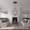 image32 58OD x 2P Bradford Ceiling Medallion Fits Canopies up to 6 58Bronze Blue Patina Metallic Series