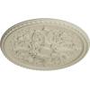 image32 58OD x 2P Bradford Ceiling Medallion Fits Canopies up to 6 58Clear Yellow Flat Finish