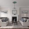 image32 58OD x 2P Bradford Ceiling Medallion Fits Canopies up to 6 58Copper Green Patina Metallic Series