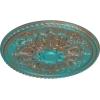 image32 58OD x 2P Bradford Ceiling Medallion Fits Canopies up to 6 58Copper Green Patina Metallic Series