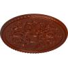 image32 58OD x 2P Bradford Ceiling Medallion Fits Canopies up to 6 58Firebrick Flat Finish