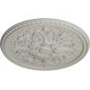image32 58OD x 2P Bradford Ceiling Medallion Fits Canopies up to 6 58Pot of Cream Flat Finish