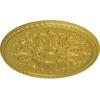 image32 58OD x 2P Bradford Ceiling Medallion Fits Canopies up to 6 58Rich Gold Metallic Series