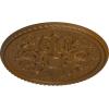 image32 58OD x 2P Bradford Ceiling Medallion Fits Canopies up to 6 58Smokey Topaz Flat Finish