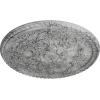 image32 58OD x 2P Bradford Ceiling Medallion Fits Canopies up to 6 58Ultra Pure White Crackle Flat Finish